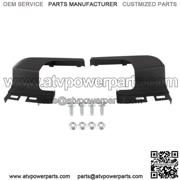 For 2017-2022 Ford F250 Super Duty Rear Bumper End Cap Step Pad Pair Left+Right
