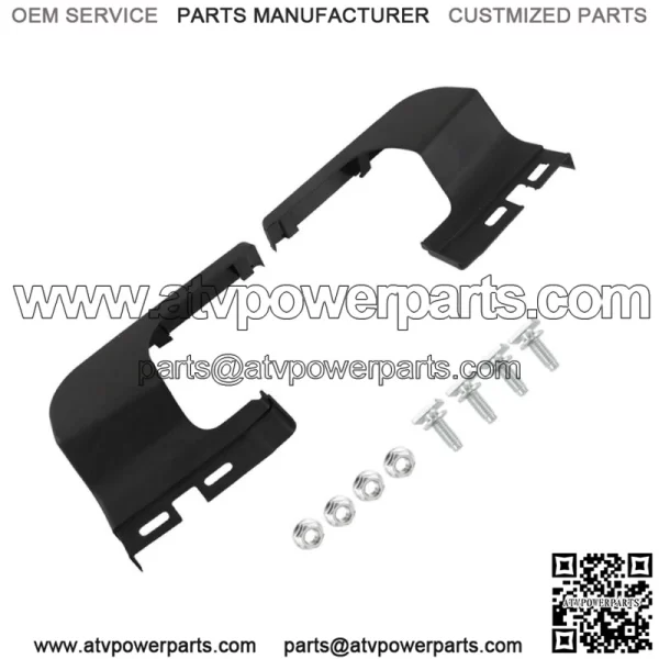 For 2017-2022 Ford F250 Super Duty Rear Bumper End Cap Step Pad Pair Left+Right - Image 3