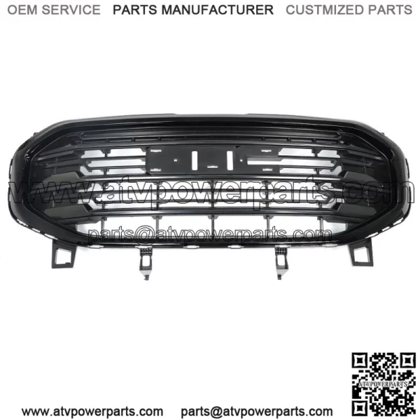 Fit For 2018 - 2021 Gmc Terrain Front Bumper Upper Grille Grill Glossy Black - Image 2