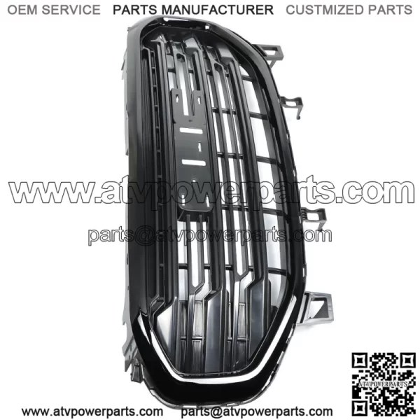 Fit For 2018 - 2021 Gmc Terrain Front Bumper Upper Grille Grill Glossy Black - Image 3