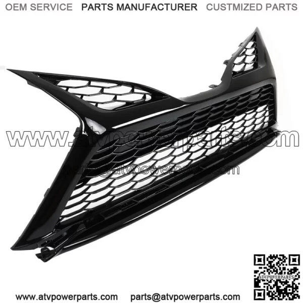 Fit For 21-22 Toyota Camry SE Front Lower Grille W/O Sensor Hole Gloss Black - Image 3