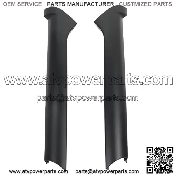 Fit For 1999-2004 Land Rover Discovery L&R Windshield Outer Trim Pillar Molding - Image 2