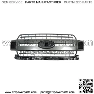 JL3Z-8200-FCPTM Front Upper Hood Grille Gray For Ford F-150 XLT XL 2018-2020