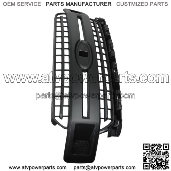 For 2018-2020 Ford F-150 XLT XL Front Upper Hood Grille Black JL3Z-8200-AB - Image 3