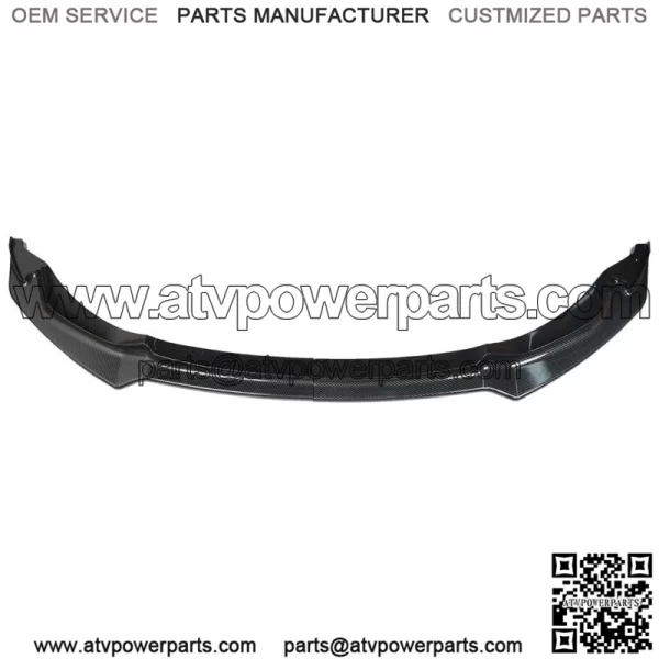 Front Lip Carbon Fiber Color Plastic Fit For BMW F80 F82 F83 M4 M3 2015-2019 - Image 2