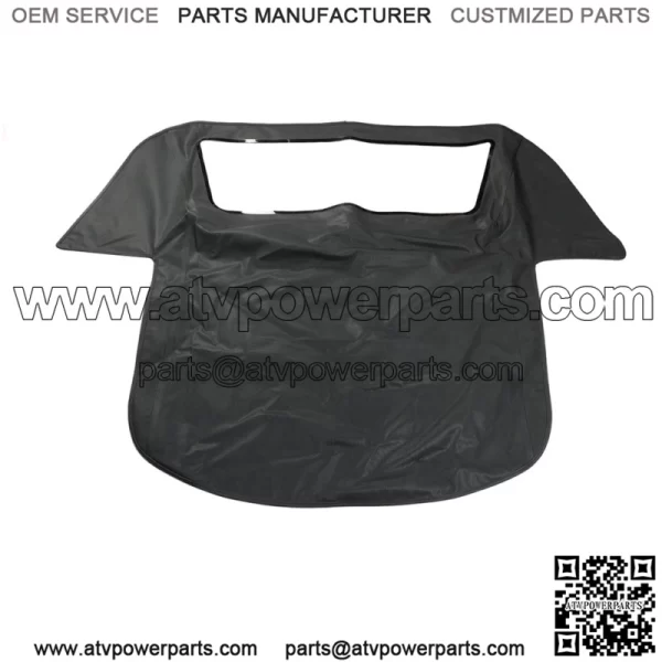 Convertible Soft Top With Plastic Window For 1986-1993 Chevy Corvette Black