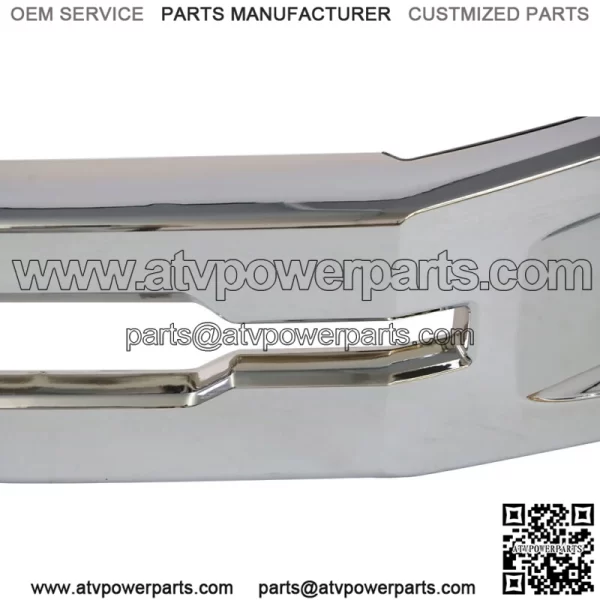 For 2019 2020 2021 2022 Chevy Silverado 1500 Front Center Grille Chrome - Image 3