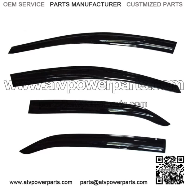 For 2014-18 Toyota Corolla Mugen Style Window Visors Sun Rain Guards Vent Shade - Image 3