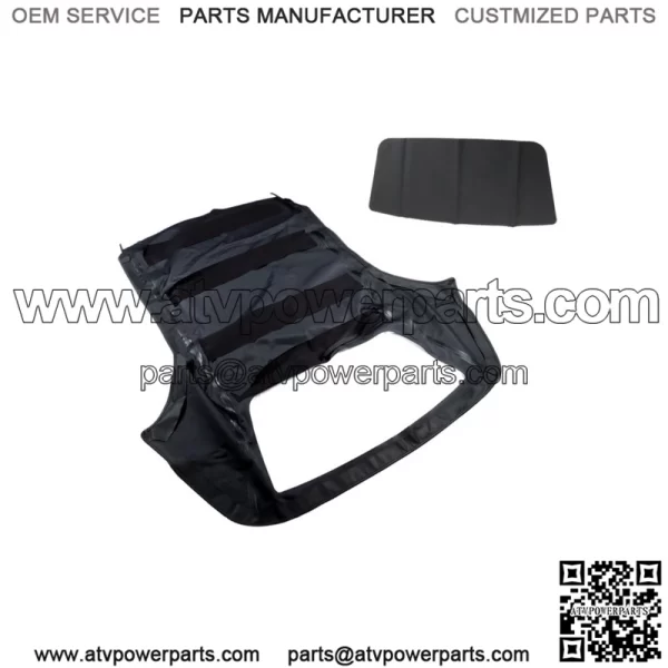 Convertible Soft Top For 1986-1993 3-Series E30 Black Twill & Plastic Window
