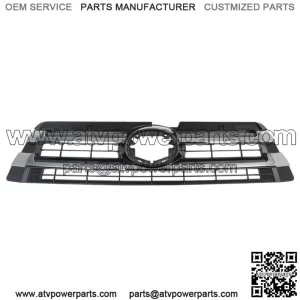 Chrom Front Bumper Upper Grille Fit For 2017 2018 2019 Toyota Highlander Grille