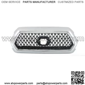 Front Upper Grille Chrome Assembly Fit For 2016 2017 2018-2021 Toyota Tacoma