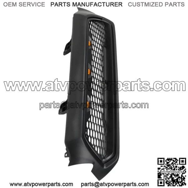 For 2012-2015 Toyota Tacoma Matte Black Front Grille Bumper Grill W/ LED lights - Image 3