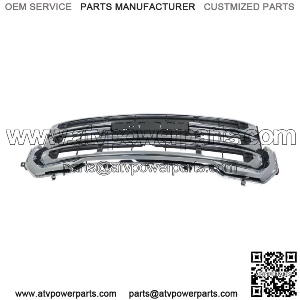 Fit For 2020 2021 2022 2023 GMC Acadia Front Upper Grille Chrome 84766563 - Image 2