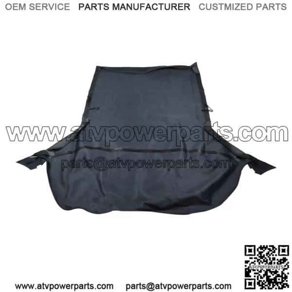 For 1995-2001 Volkswagen VW Golf Cabriolet Black Convertible Soft Top Vinyl - Image 3