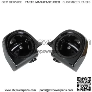 6.5" Speaker Pods Box Lower Fairing Vented For Touring Road King 1994-2013