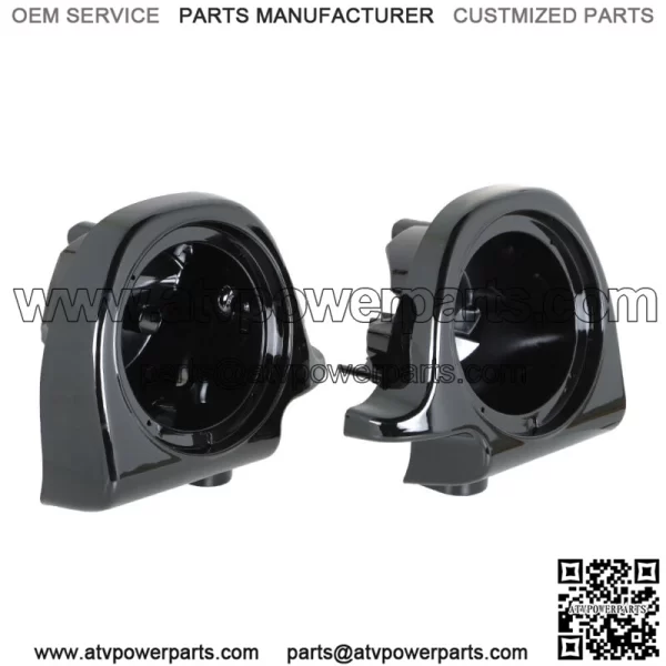 6.5" Speaker Pods Box Lower Fairing Vented For Touring Road King 1994-2013 - Image 2