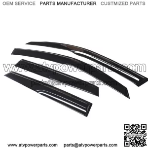 Smoke Window Visor Vent For Mazda 3 Hatchback 2004-2009 Rain Guards Deflectors