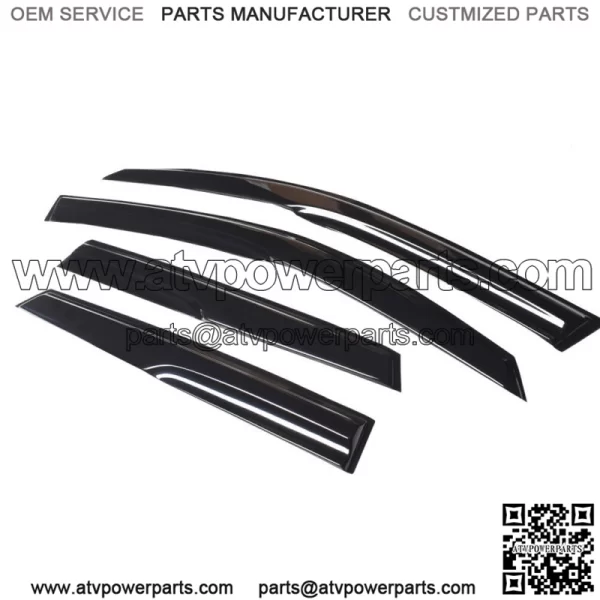 Smoke Window Visor Vent For Mazda 3 Hatchback 2004-2009 Rain Guards Deflectors