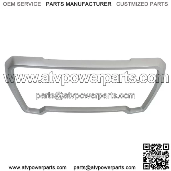 Silver Front Grille Grill Outer Frame Suround For 2019 2020 2021 GMC Sierra 1500 - Image 3