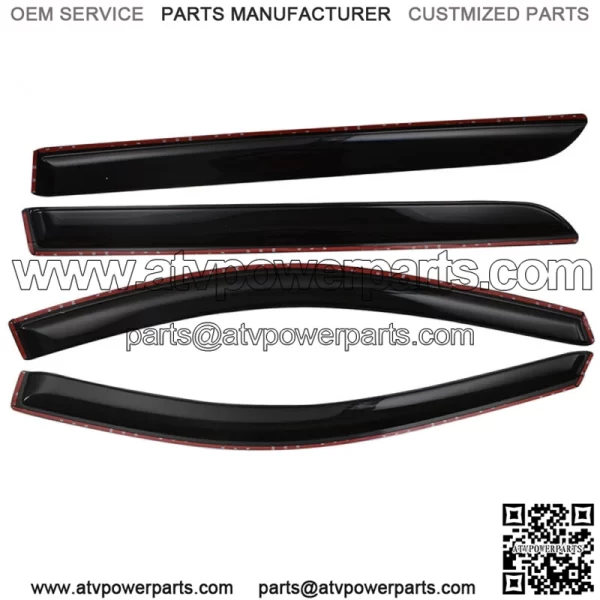 Window Visors For 2005-2007 Honda Odyssey Sun Rain Guard Vent Shade 4pcs Smoke - Image 3