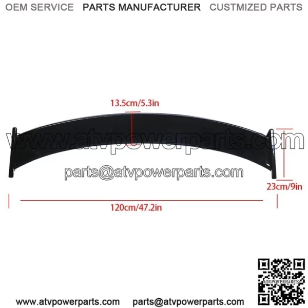 For 2014-2018 Toyota Corolla Trunk Boot Lip Wing Spoiler ABS Plastic Unpaint - Image 2