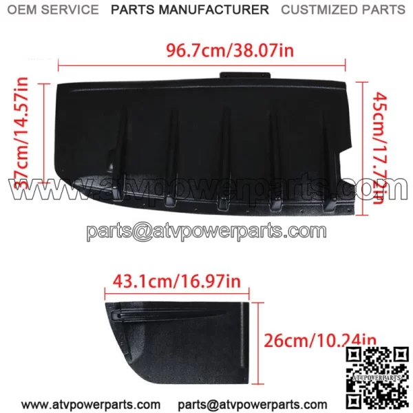 Rear Bumper Differ Splitter For 2004-2007 Subaru Impreza WRX STI Sedan - Image 2