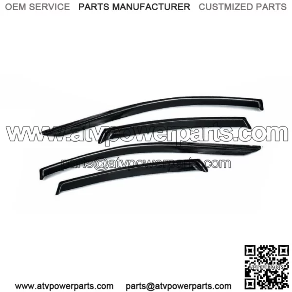 Smoked Window Visor For 2013-2017 Nissan Altima Sun Wind Deflector Rain Shade - Image 2