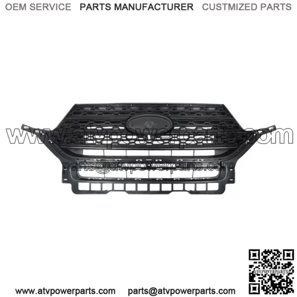 Grille Black ASSY Plastic BASE|XLT w/o Adaptive Cruise For 20-21 Ford Explorer - Image 2