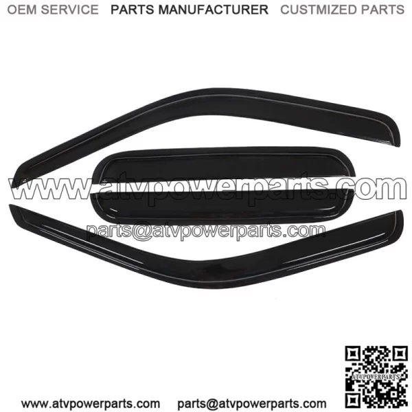 Window Visors For 1999-2016 Ford F250 F350 F450 F550 Sun Rain Guards Vent Shade - Image 2