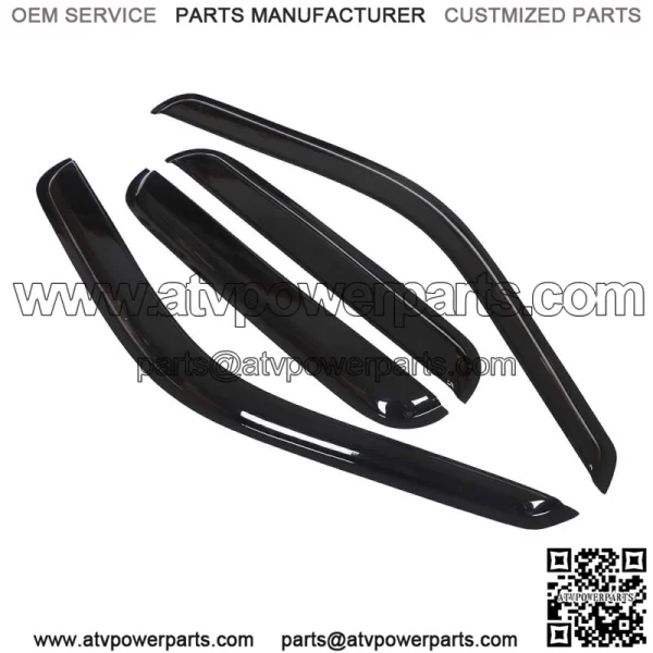 Window Visors For 1999-2016 Ford F250 F350 F450 F550 Sun Rain Guards Vent Shade - Image 3