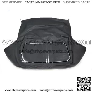 For 1966 1967-1979 Fiat 124 Spider CS1 Convertible Soft Top Black Vinyl