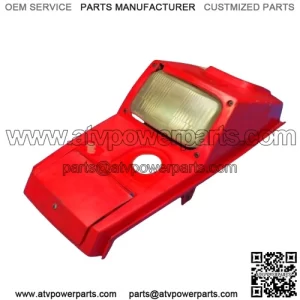 1991 POLARIS TRAIL BOSS 350L 4X4 HEADLIGHT HEAD LIGHT LAMP CENTER HOOD COVER  (For: Polaris)