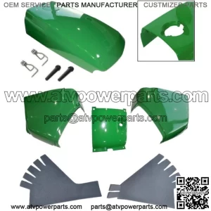 New Hood/Fuel Door Kit/Cowls/Cowl Cover/Absorber Fits John Deere 4510 4610 4710