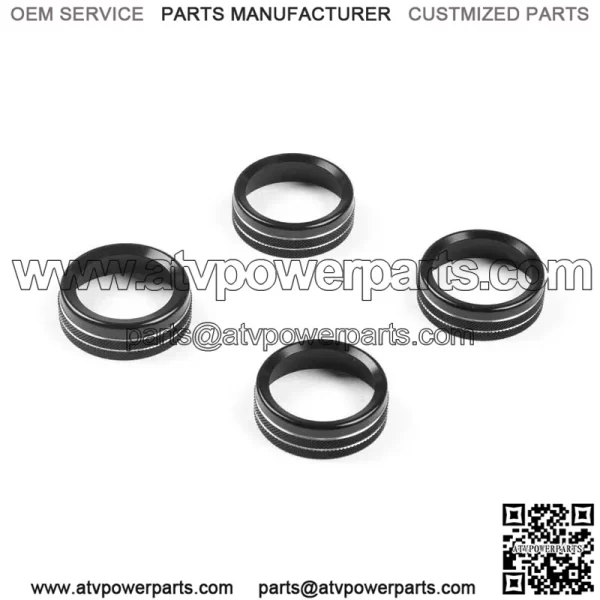 2016-2022 Toyota Tacoma Knob Ring #Black - Image 5