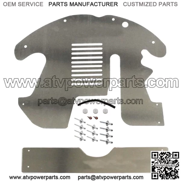 10-15 Prius catalyst guard plate - Image 2