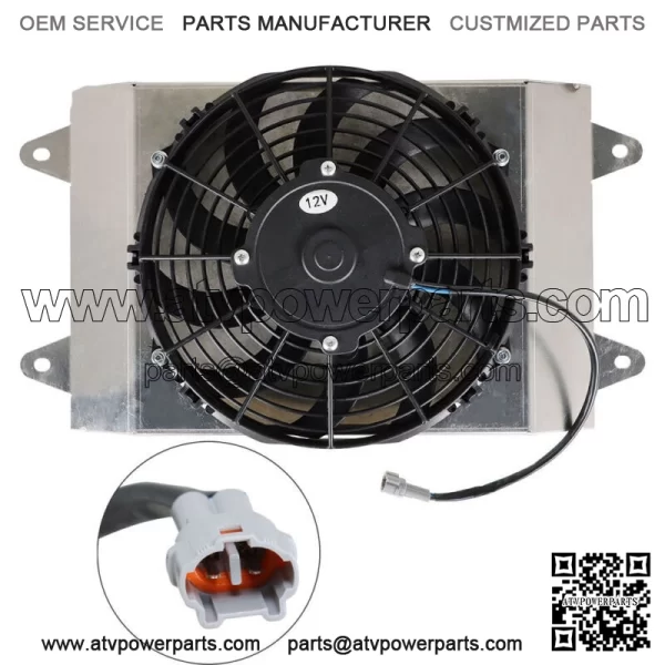 Radiator Cooling Fan Assembly FOR YAMAHA WOLVERINE YXE70 2016 2017 2018 - Image 3