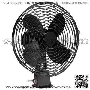 12V UTV Fan Cooling Cab Cooling Defrost for Honda Talon Kawasaki Teryx Yamaha (Fits: Yamaha Rhino 660)