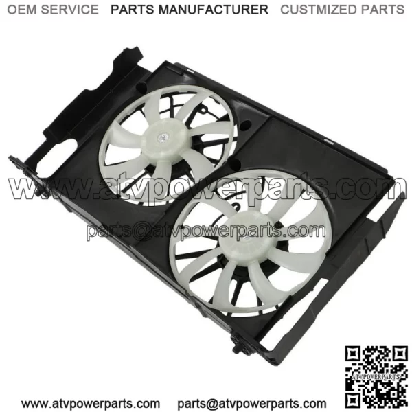 For 2013-2017 Toyota Rav4 Dual Radiator Condenser Cooling Fan Assembly TO3115177 - Image 2