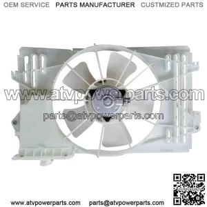 Radiator Cooling Fan & Motor Assembly For 2003-2008 Toyota Matrix Corolla 1.8L