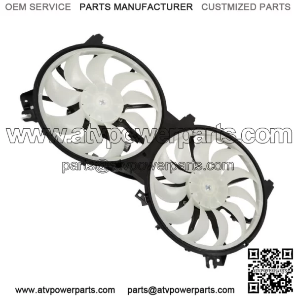 Radiator Cooling Fan Electric For Nissan Altima 2.5L 3.5L 07-16 Maxima 3.5L 2016