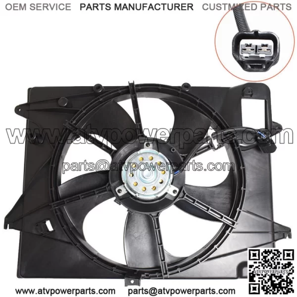 Engine Cooling Fan Assembly For 2015-2017 Hyundai Sonata Sedan 2.4L I4 HY3115151 - Image 2