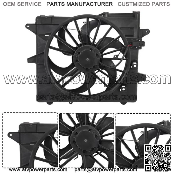 Engine Radiator Cooling Fan Assembly For Ford Mustang 2005-2014 4R3Z8C607AA