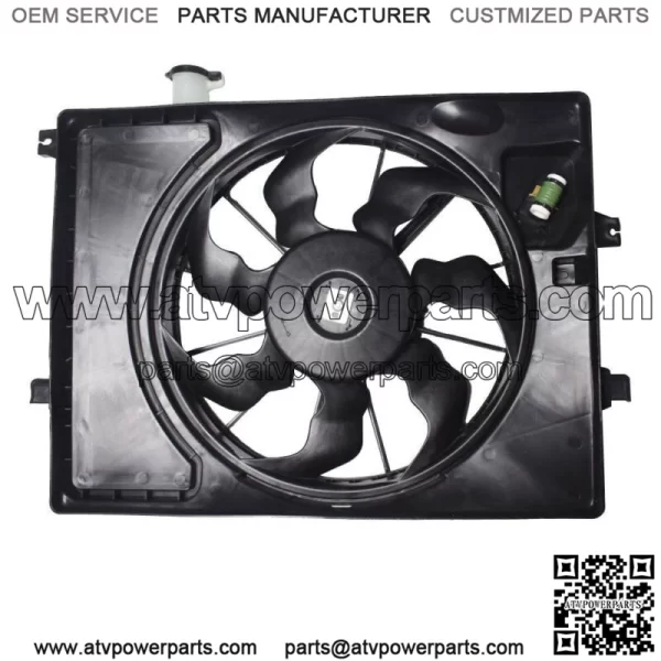 Radiator And Condenser Fan For Hyundai Elantra Kia Forte 253803X500