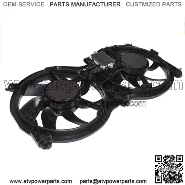 Dual Radiator and Condenser Fan Assembly For Nissan Pathfinder Infinity QX60 - Image 4