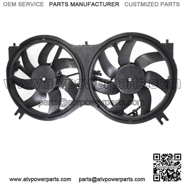 TYC623760 A/C Radiator Dual Cooling Fan Assembly For 2013-2019 Nissan Pathfinder