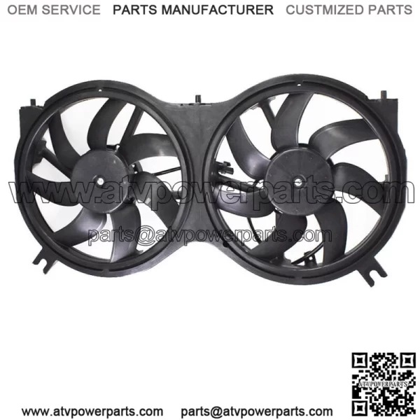 TYC623760 A/C Radiator Dual Cooling Fan Assembly For 2013-2019 Nissan Pathfinder - Image 2