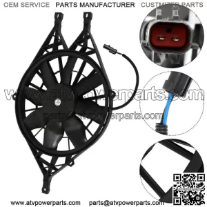 Engine Radiator Cooling Fan w/ Shroud Assembly For Dodge Dakota 2000-04 Durango