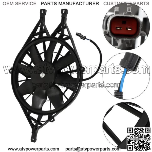 Engine Radiator Cooling Fan w/ Shroud Assembly For Dodge Dakota 2000-04 Durango