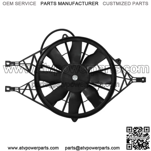 Engine Radiator Cooling Fan w/ Shroud Assembly For Dodge Dakota 2000-04 Durango - Image 2