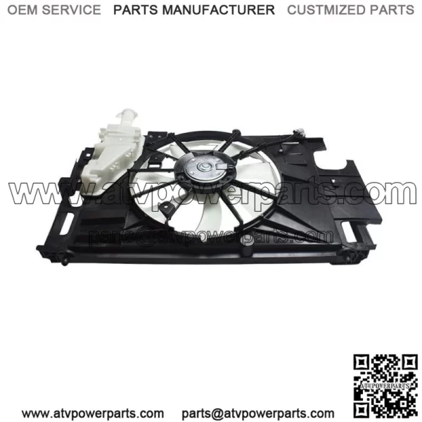 For 2012-17 Toyota Prius C Radiator AC Condenser Cooling Fan Assembly TO3115180 - Image 2